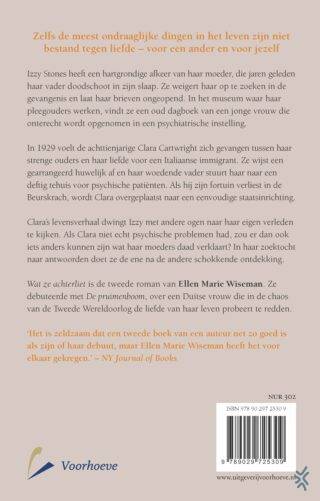 Wat ze achterliet - achterkant