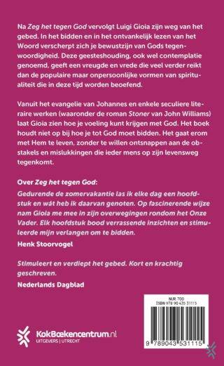 Aangeraakt door God - achterkant