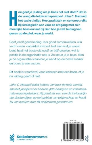 Zo geef je leiding als je baas het niet doet - achterkant