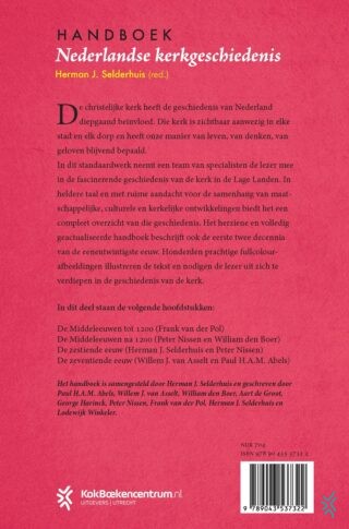 Handboek Nederlandse kerkgeschiedenis - achterkant