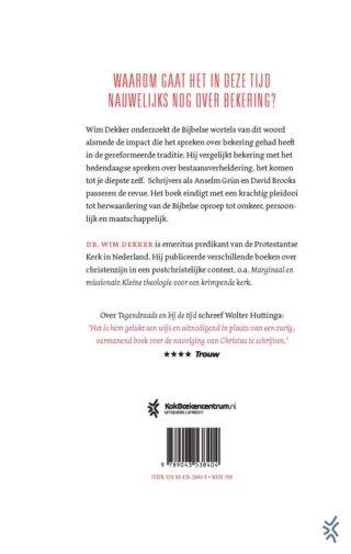 Oproep tot omkeer - achterkant