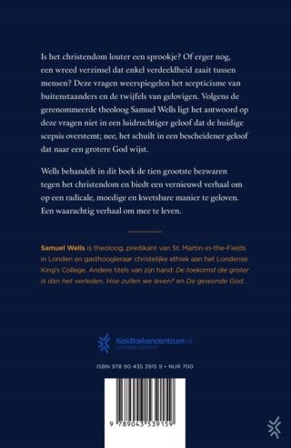 Kleiner geloof grotere God - achterkant