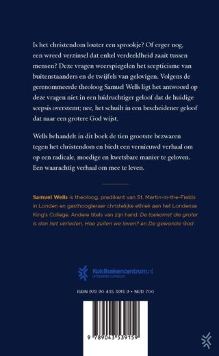 Kleiner geloof grotere God - achterkant