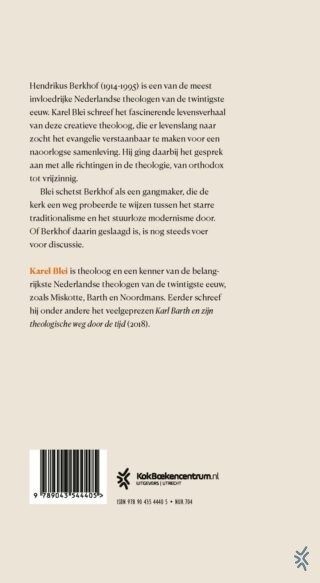Hendrikus Berkhof - achterkant