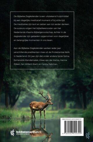 Bijbelse Dagkalender 2027 - achterkant