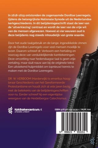 De Dordtse Leerregels - achterkant