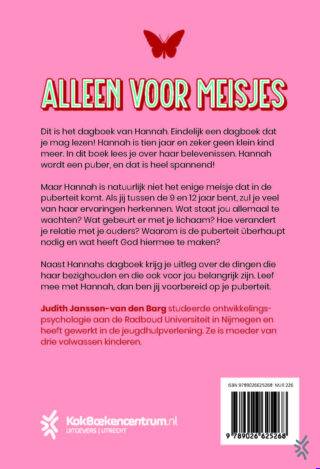Alleen voor meisjes - achterkant