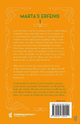 Mijn moeders hoop - achterkant