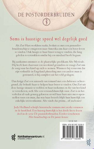 Een haastig huwelijk - achterkant